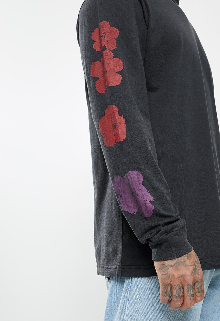 DC - Andy Warhol Life And Death Long Sleeve T-Shirt - Black Acid