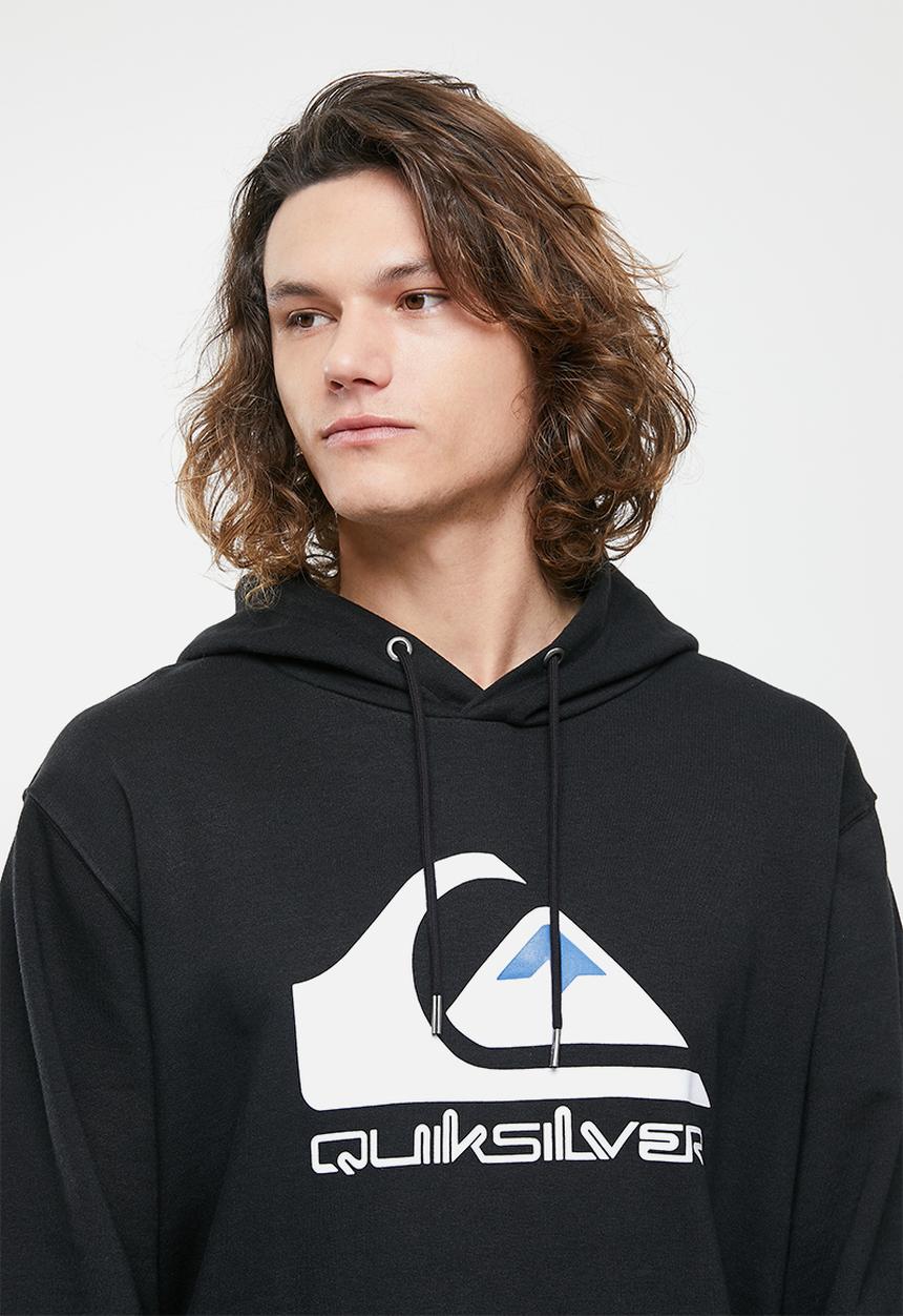 Quiksilver - Big logo hoodie - black