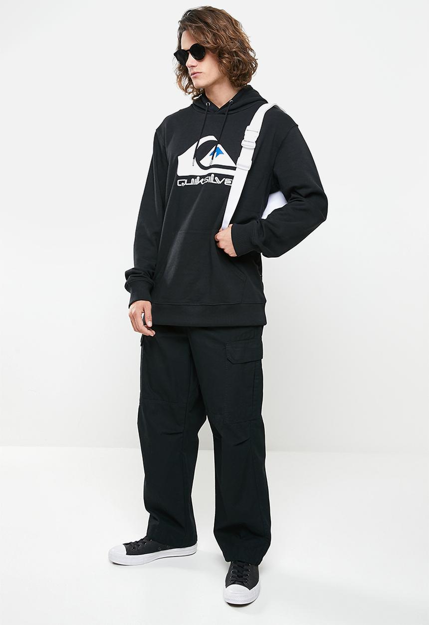 Quiksilver - Big logo hoodie - black