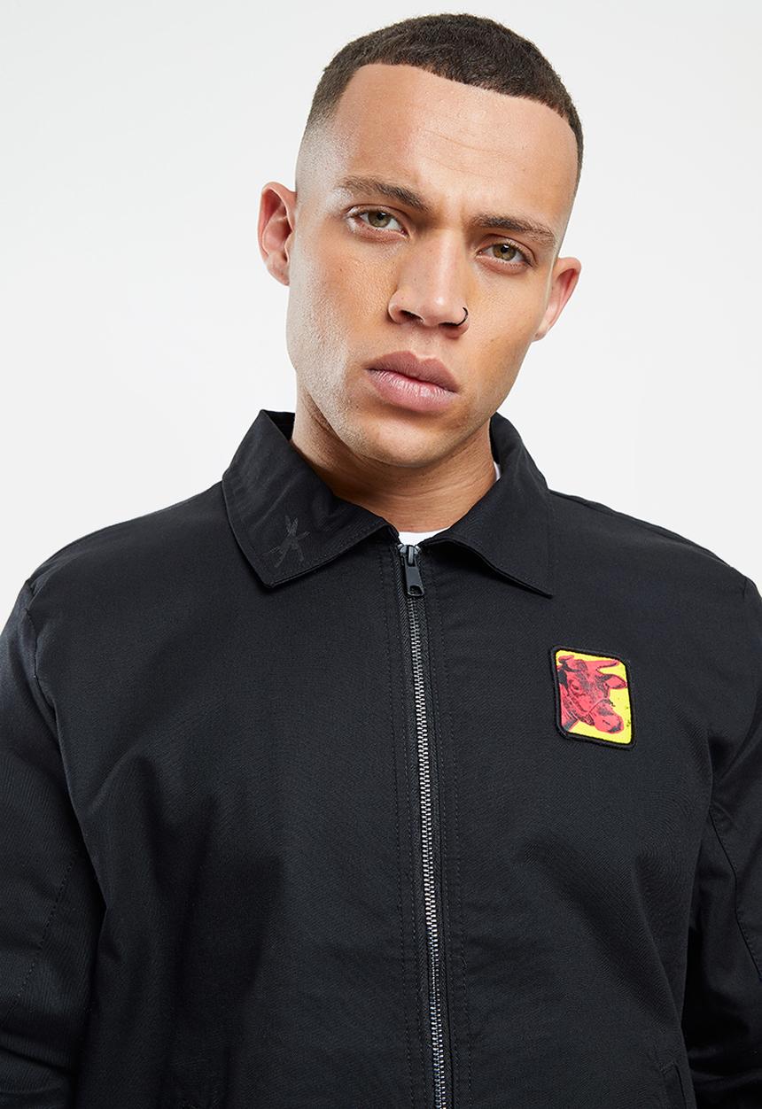 DC - Andy Warhol Cow Series Mechanic Jacket - Black