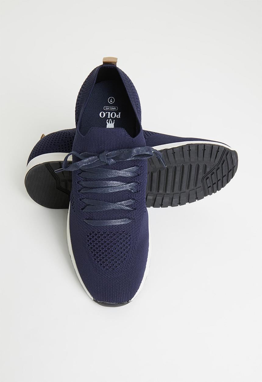 POLO - Classic knitted runner - navy