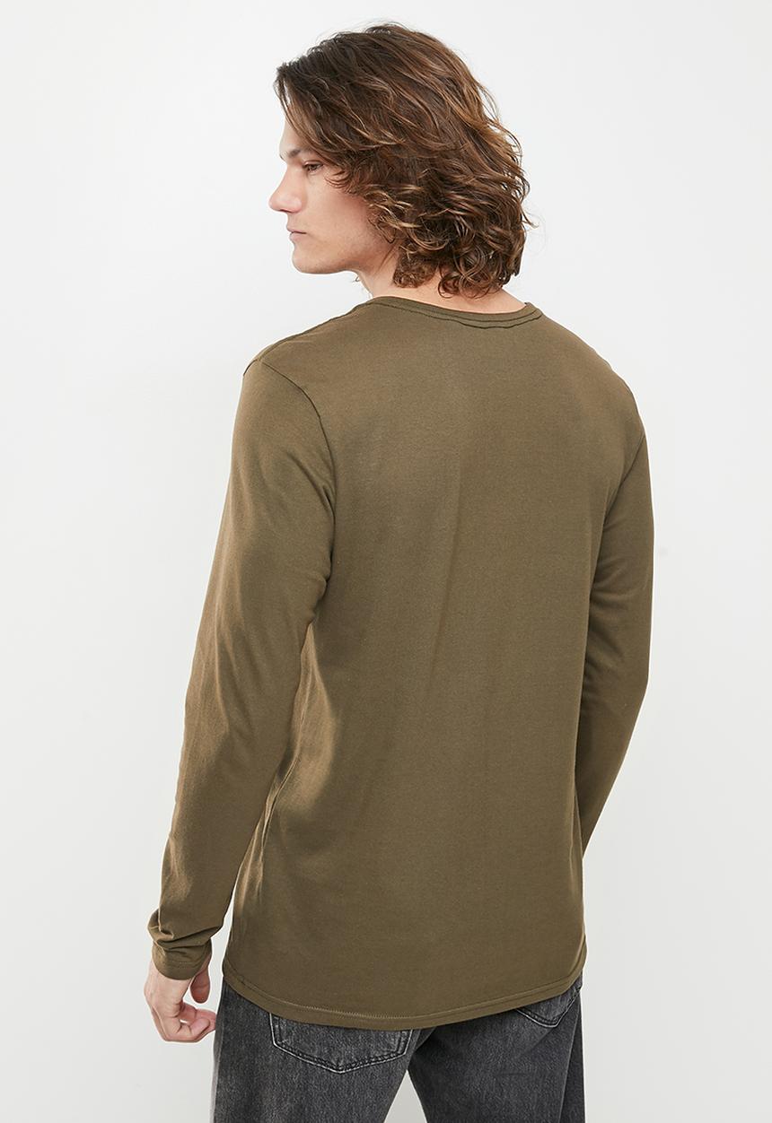 Wolf Rock - Wolfrock main long sleeve - dark army