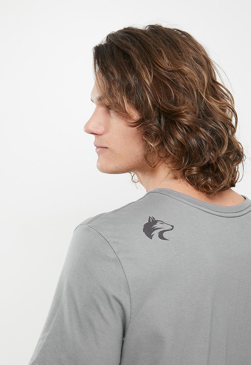 Wolf Rock - Pure adventure tee - graphite