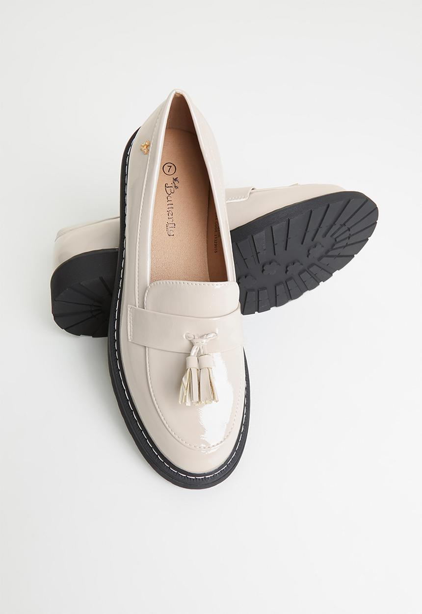 Butterfly Feet - Rali 1 tassel loafer - bone