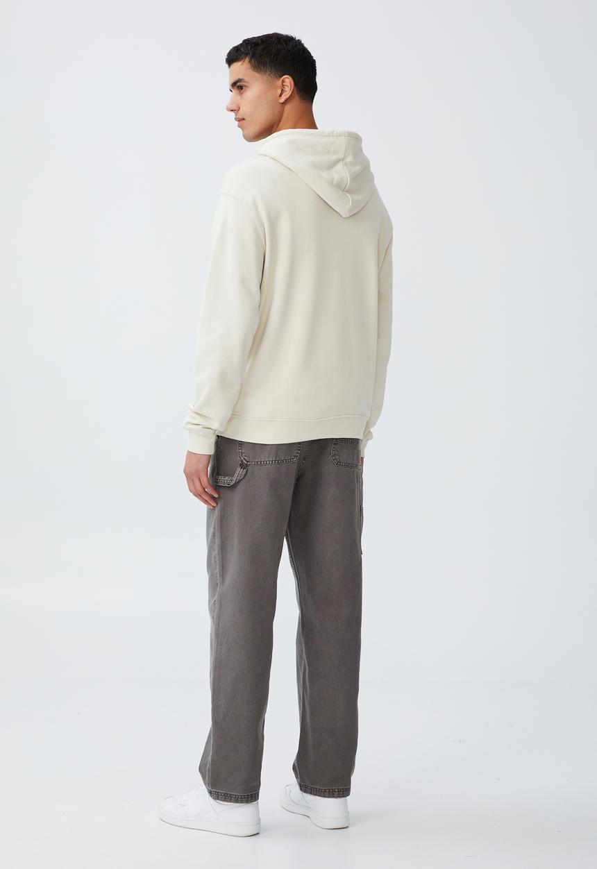 Cotton On - Essential fleece pullover - ecru