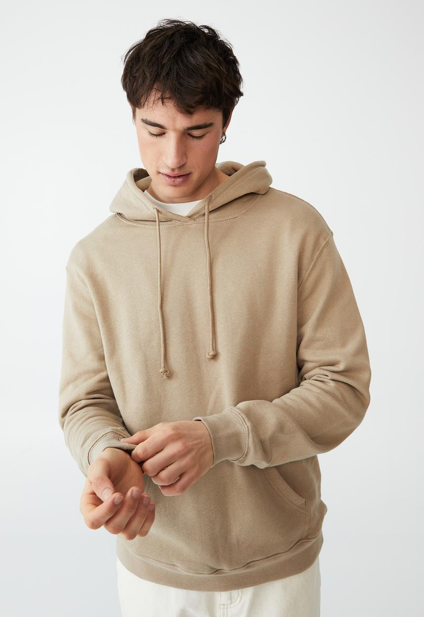 Cotton On - Essential fleece pullover - gravel stone