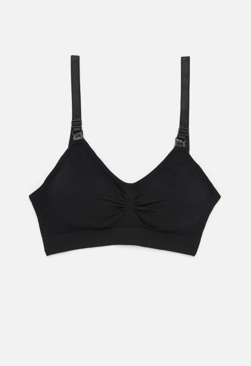 Maternity Mommy - Maternity Kirsti nursing seamless super stretch bra - black