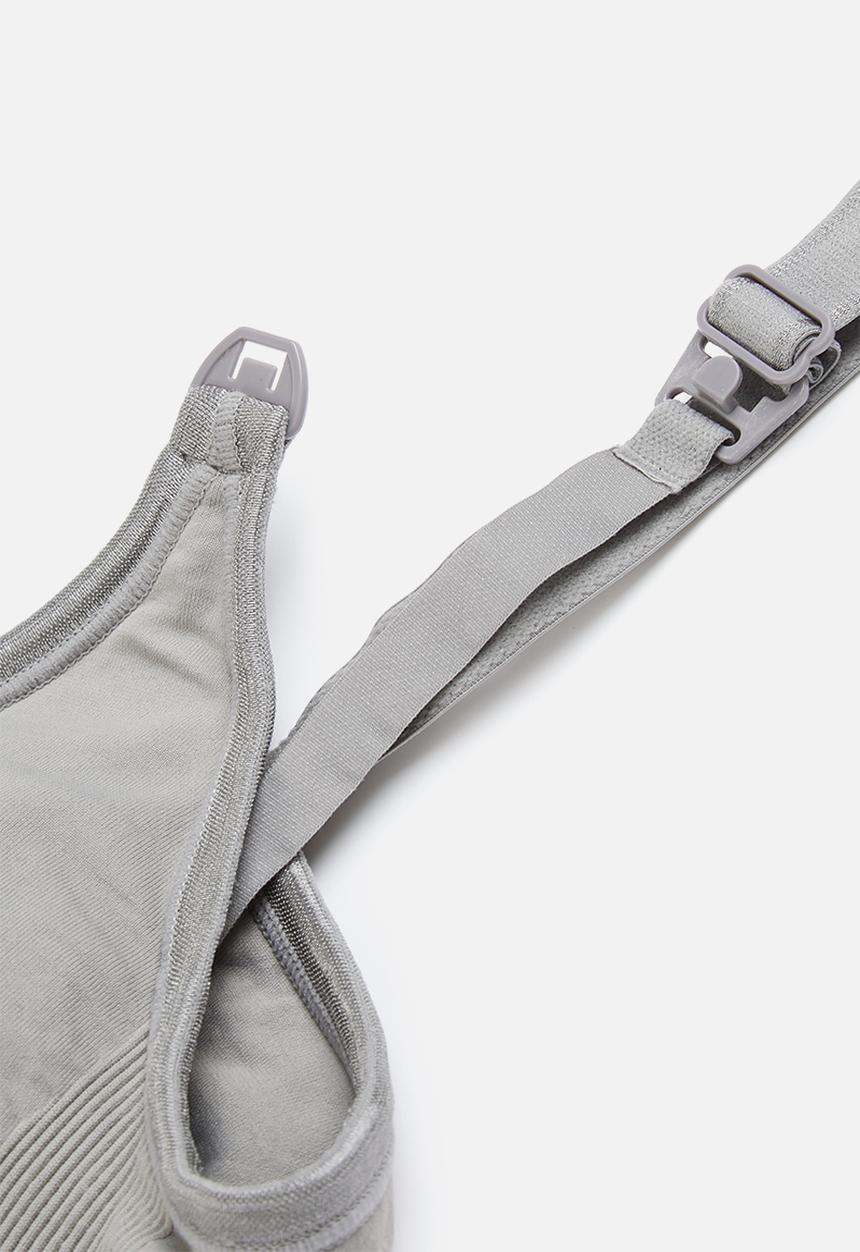 Maternity Mommy - Maternity Jenna bra and panty set - grey