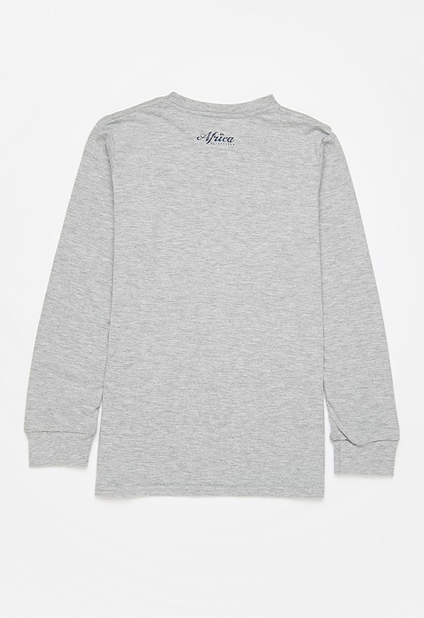 Quiksilver - Africa break long sleeve tee yth - grey heather