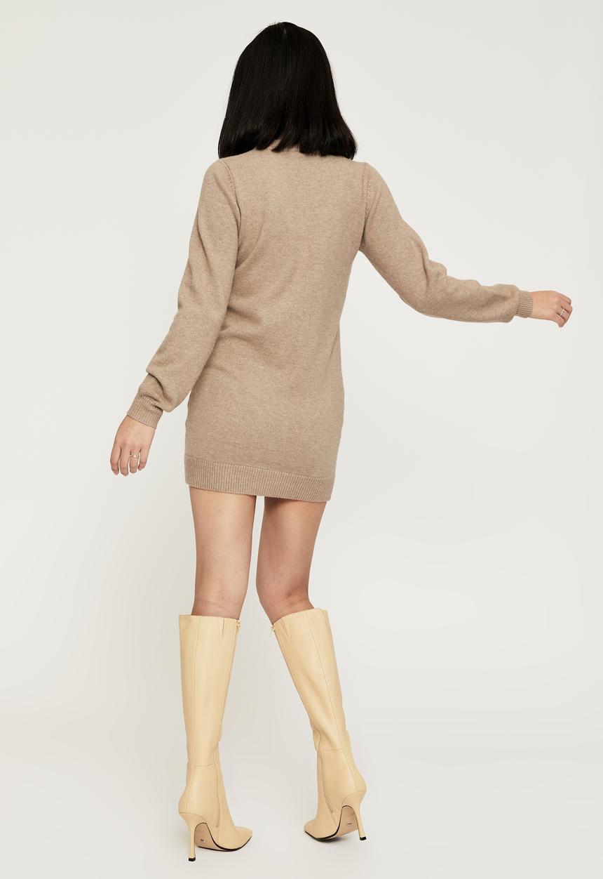 Supré  - Harlyn jumper dress - toffee taupe