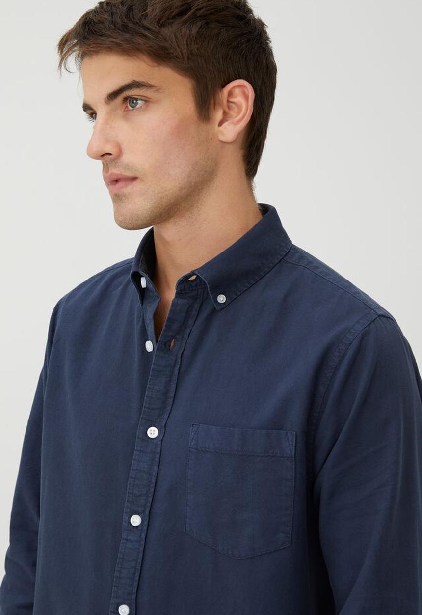 Cotton On - Mayfair long sleeve shirt - vintage navy