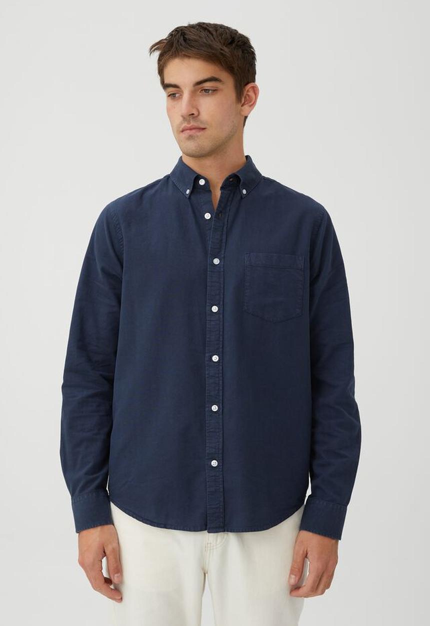 Cotton On - Mayfair long sleeve shirt - vintage navy