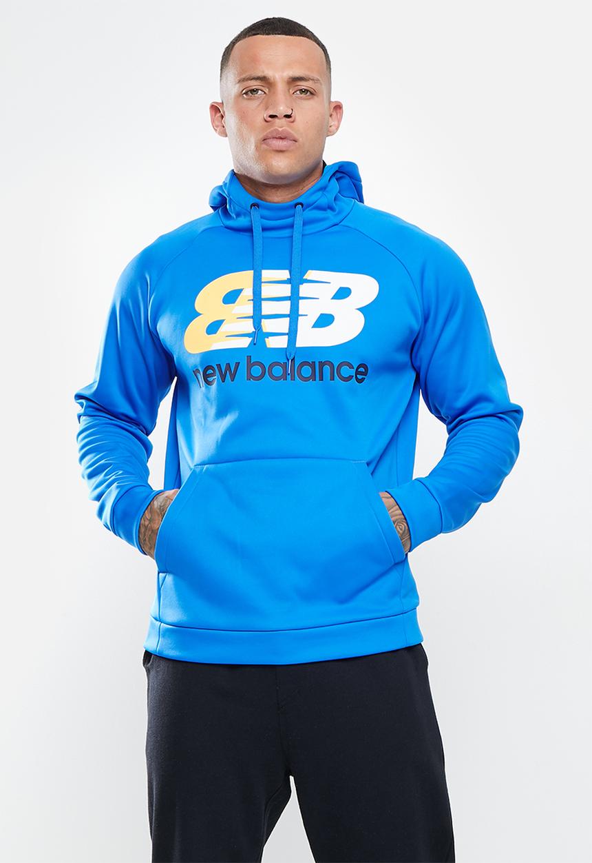New Balance  - Tenacity fleece hoodie - serene blue