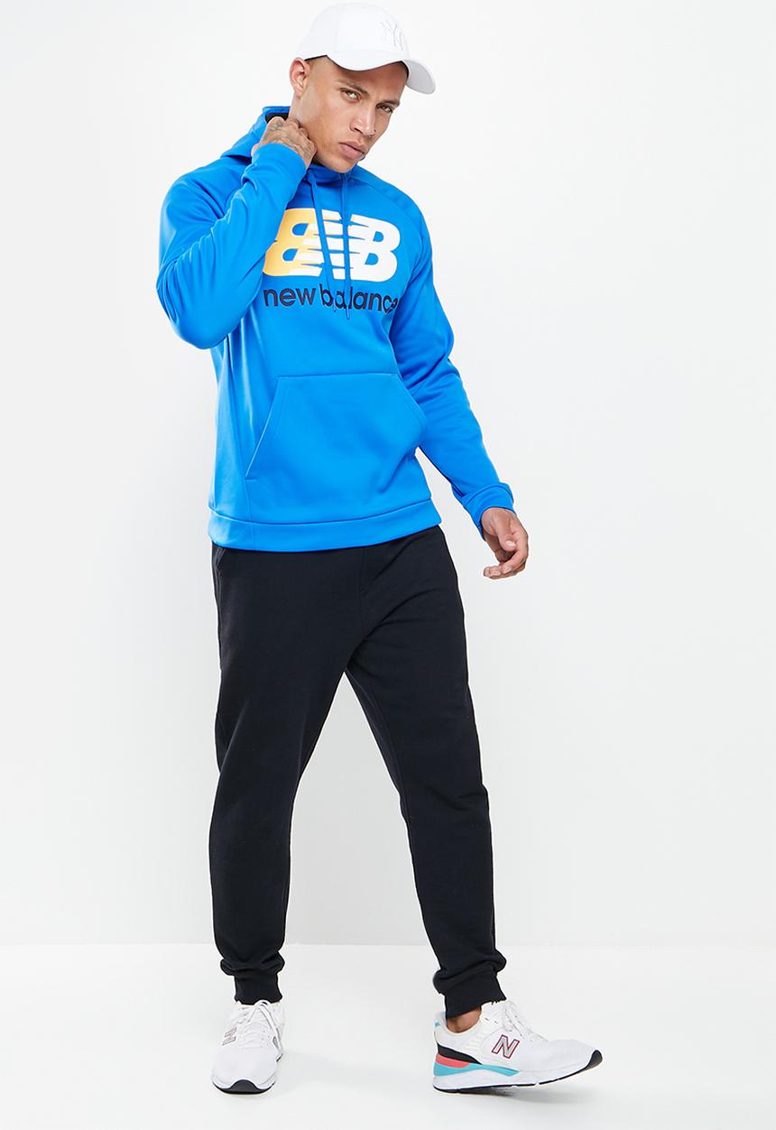 New Balance  - Tenacity fleece hoodie - serene blue