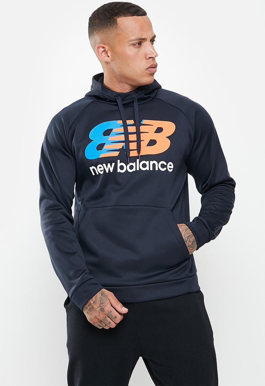 New Balance  - Tenacity fleece hoodie - eclipse