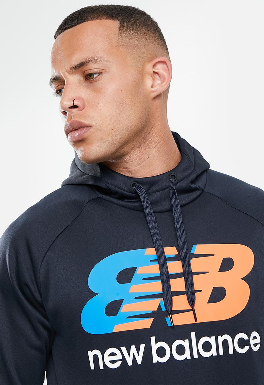 New Balance  - Tenacity fleece hoodie - eclipse