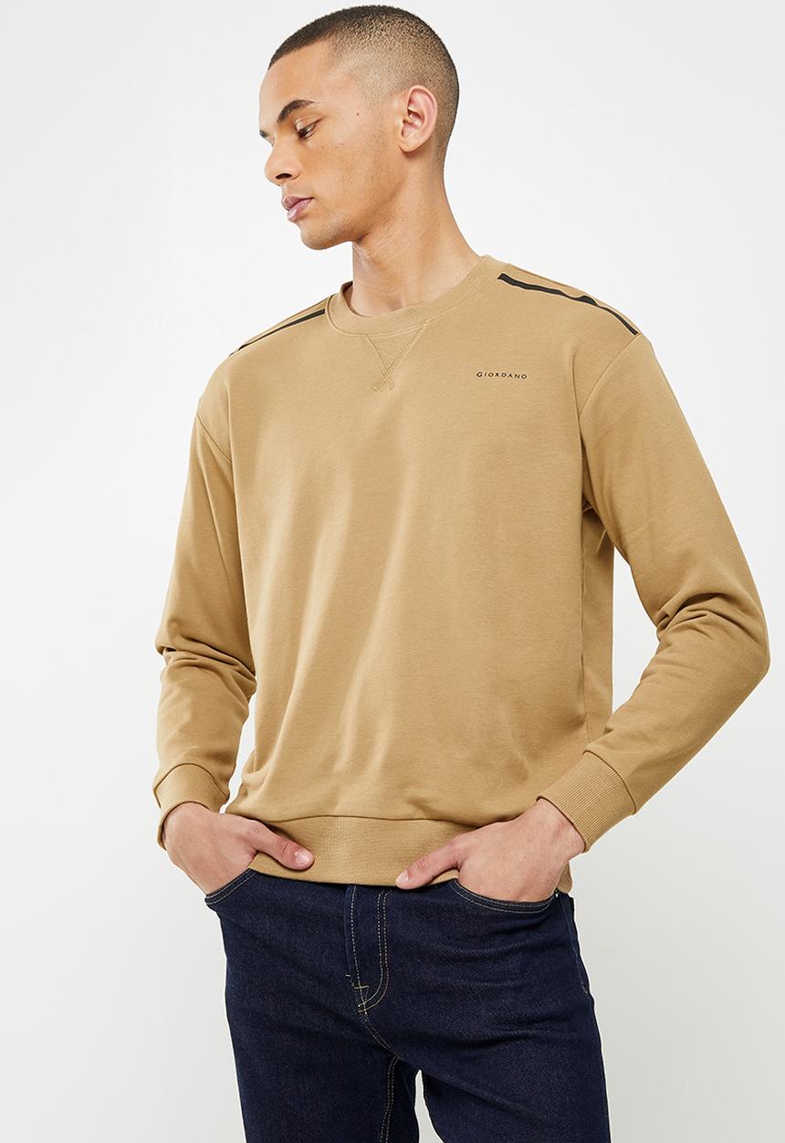 Giordano - Relaxed fit crew sweater - lark