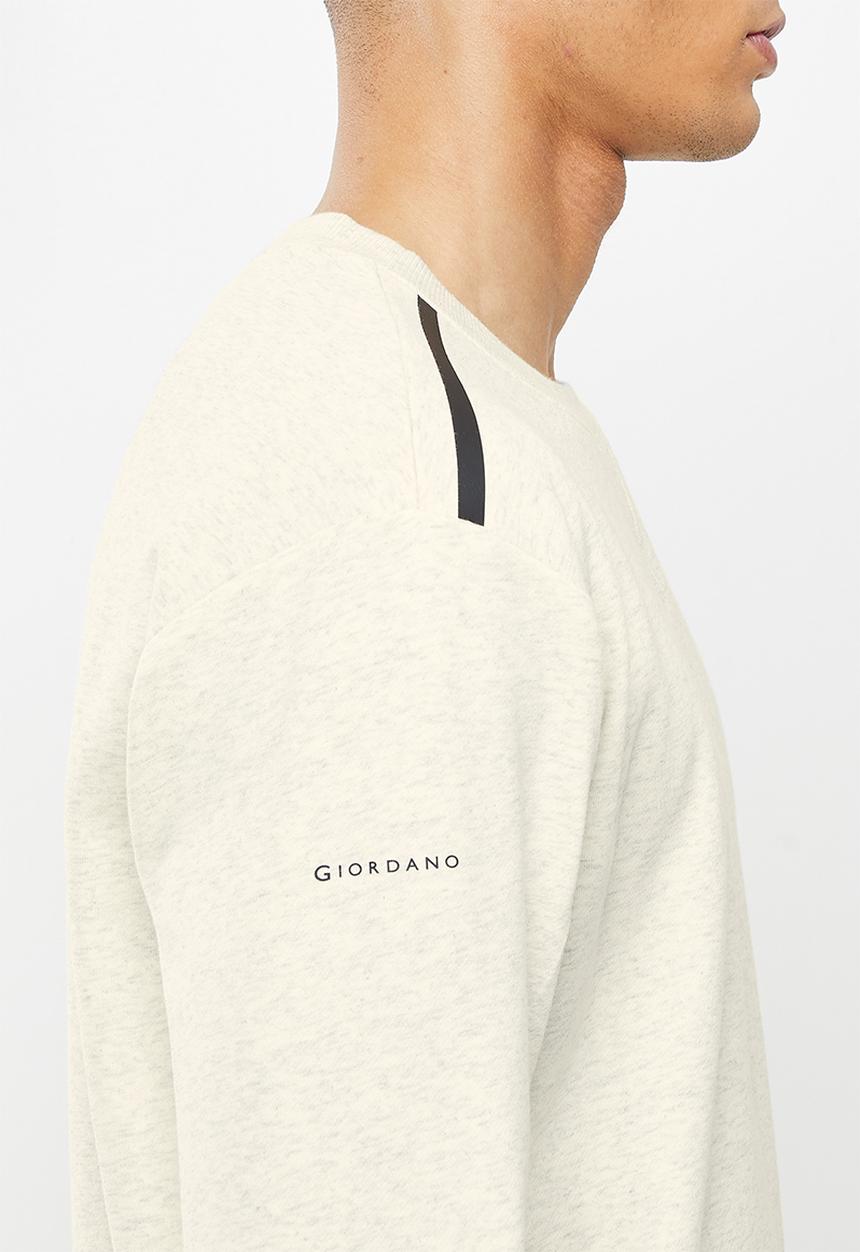 Giordano - Relaxed fit crew sweater - lunar rock