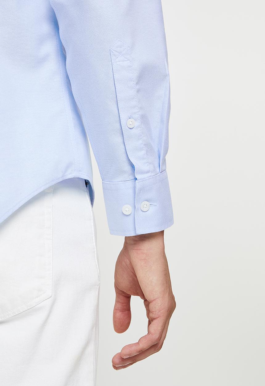 Giordano - Wrinkle free long sleeve shirt - lt blue