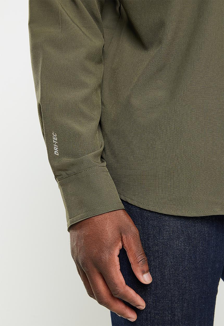 Hi-Tec - Tech longsleeve shirt - olive