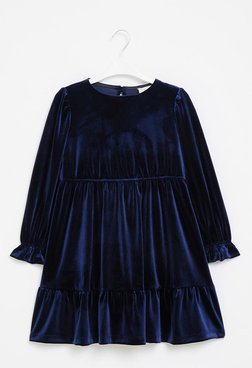 Superbalist Kids - Velour dress - navy