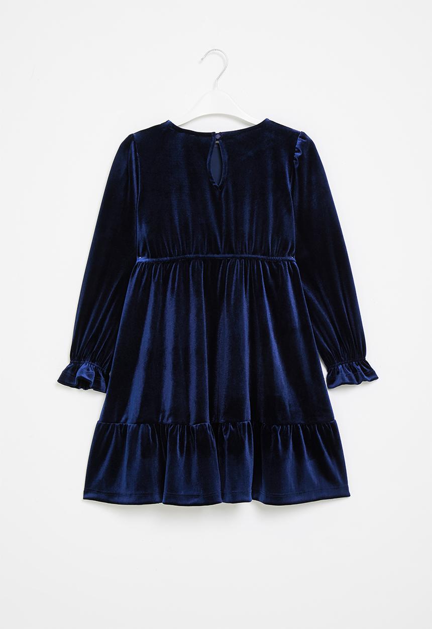 Superbalist Kids - Velour dress - navy