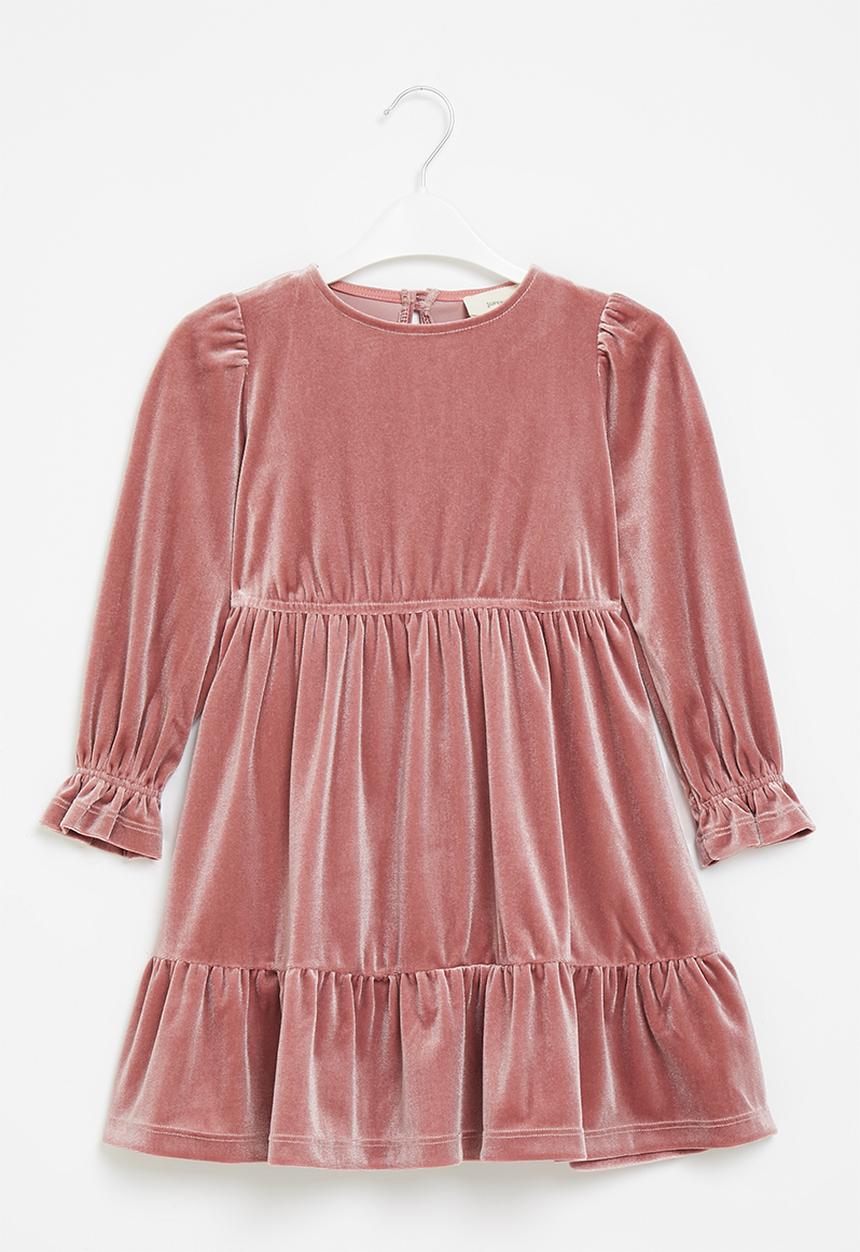 Superbalist Kids - Velour dress - old rose
