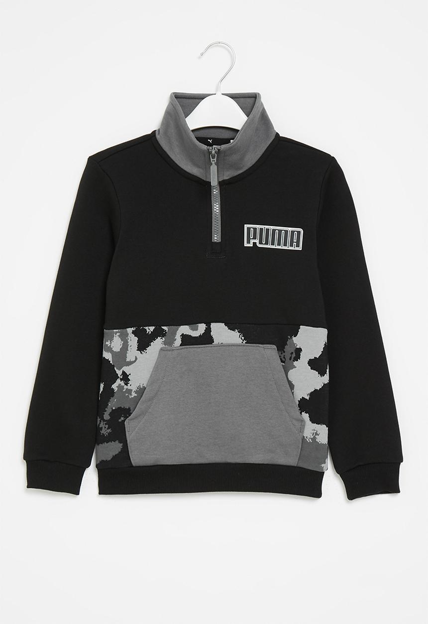 PUMA - Alpha quarter-zip tr b - puma black