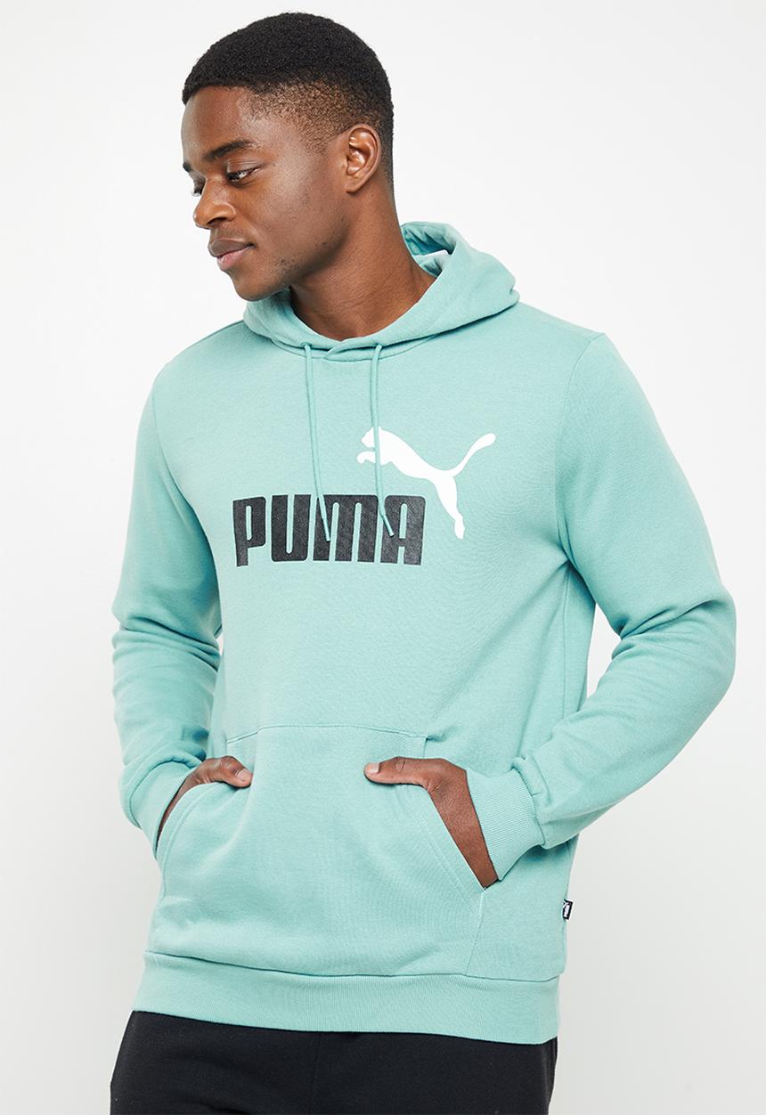 PUMA - Big logo hoodie - mineral blue
