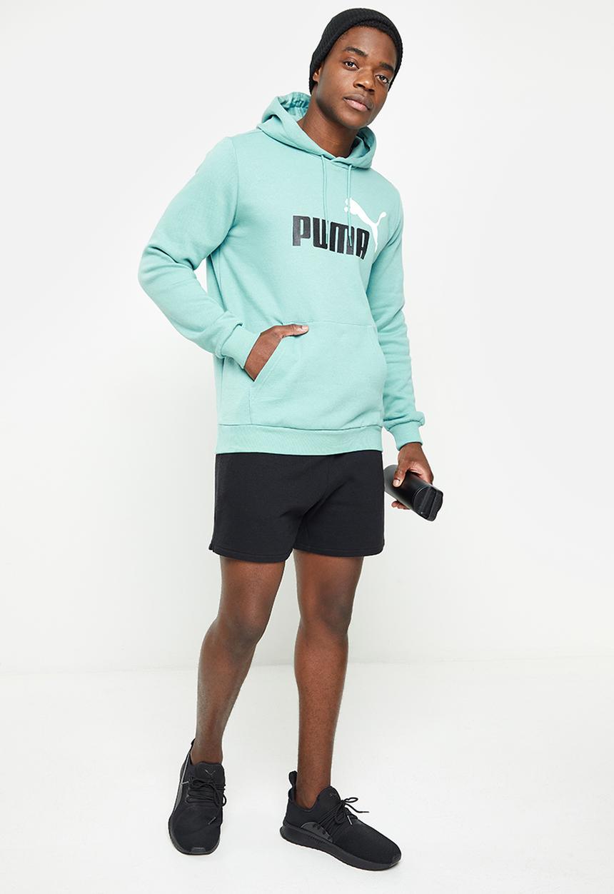 PUMA - Big logo hoodie - mineral blue
