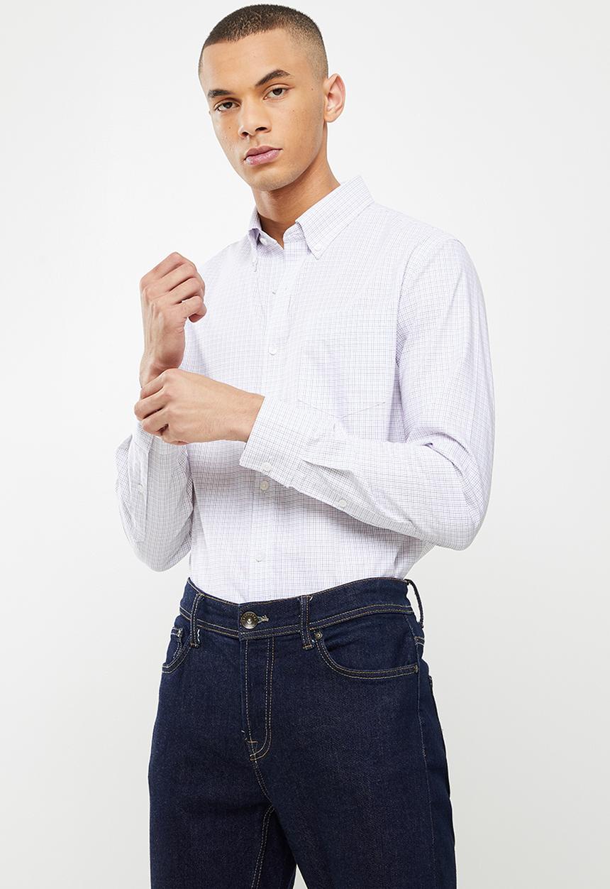 Giordano - Wrinkle free long sleeve shirt - multi 