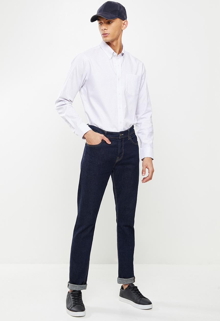 Giordano - Wrinkle free long sleeve shirt - multi 