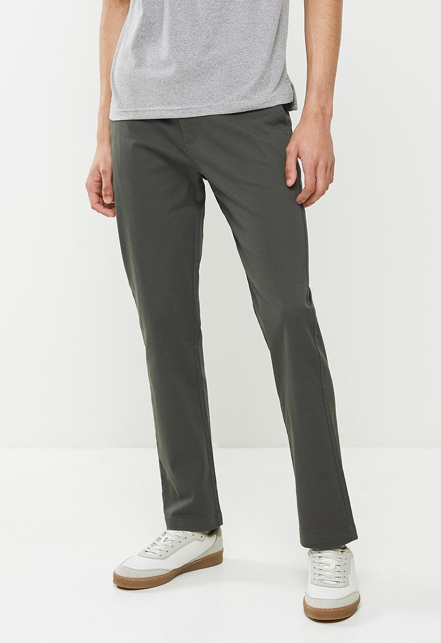 Giordano - Slim fit tapered pants - dark grey