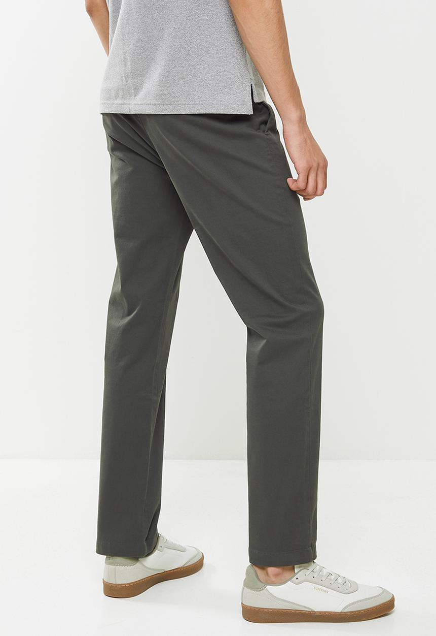 Giordano - Slim fit tapered pants - dark grey