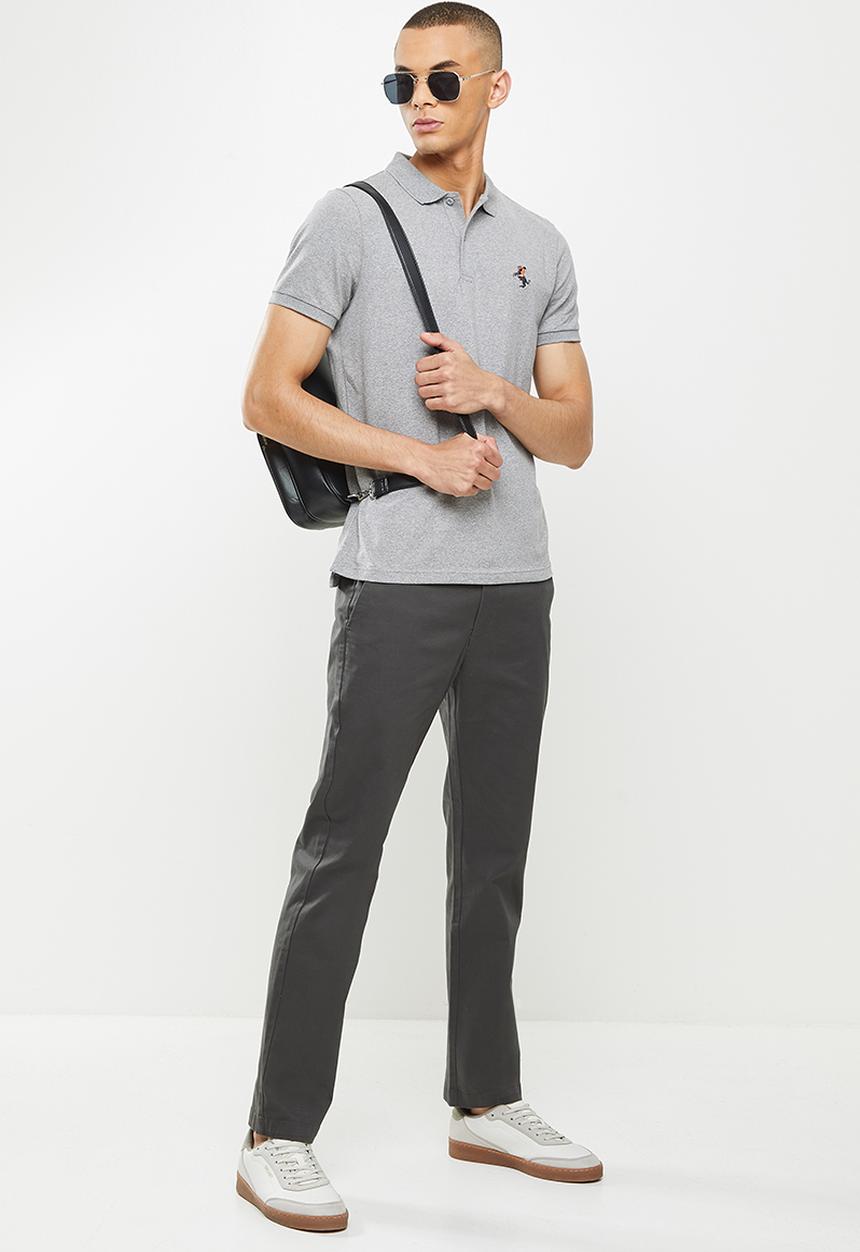 Giordano - Slim fit tapered pants - dark grey