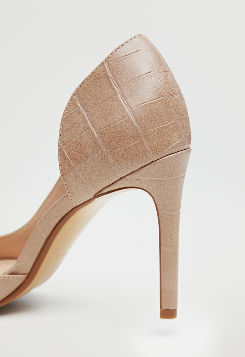 MANGO - Audrey1 court heel - light beige