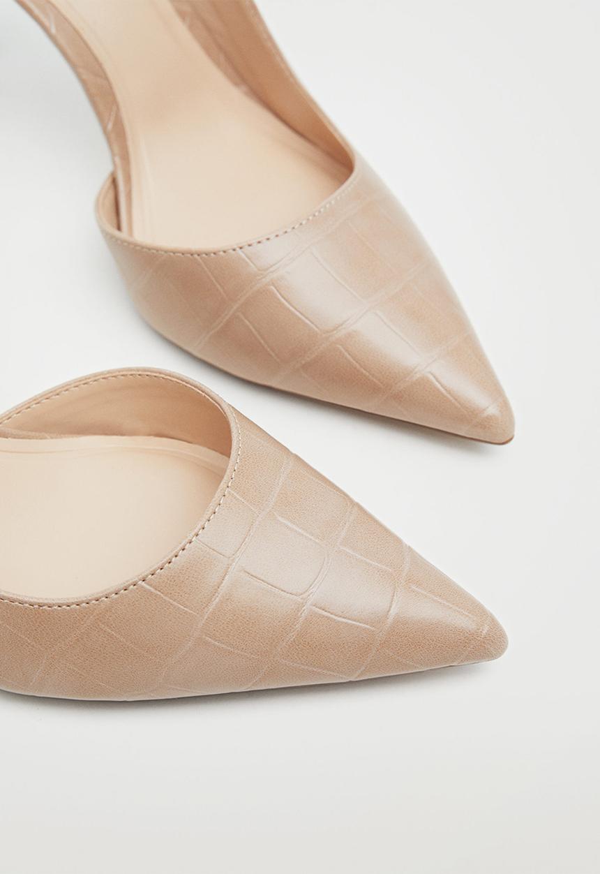 MANGO - Audrey1 court heel - light beige