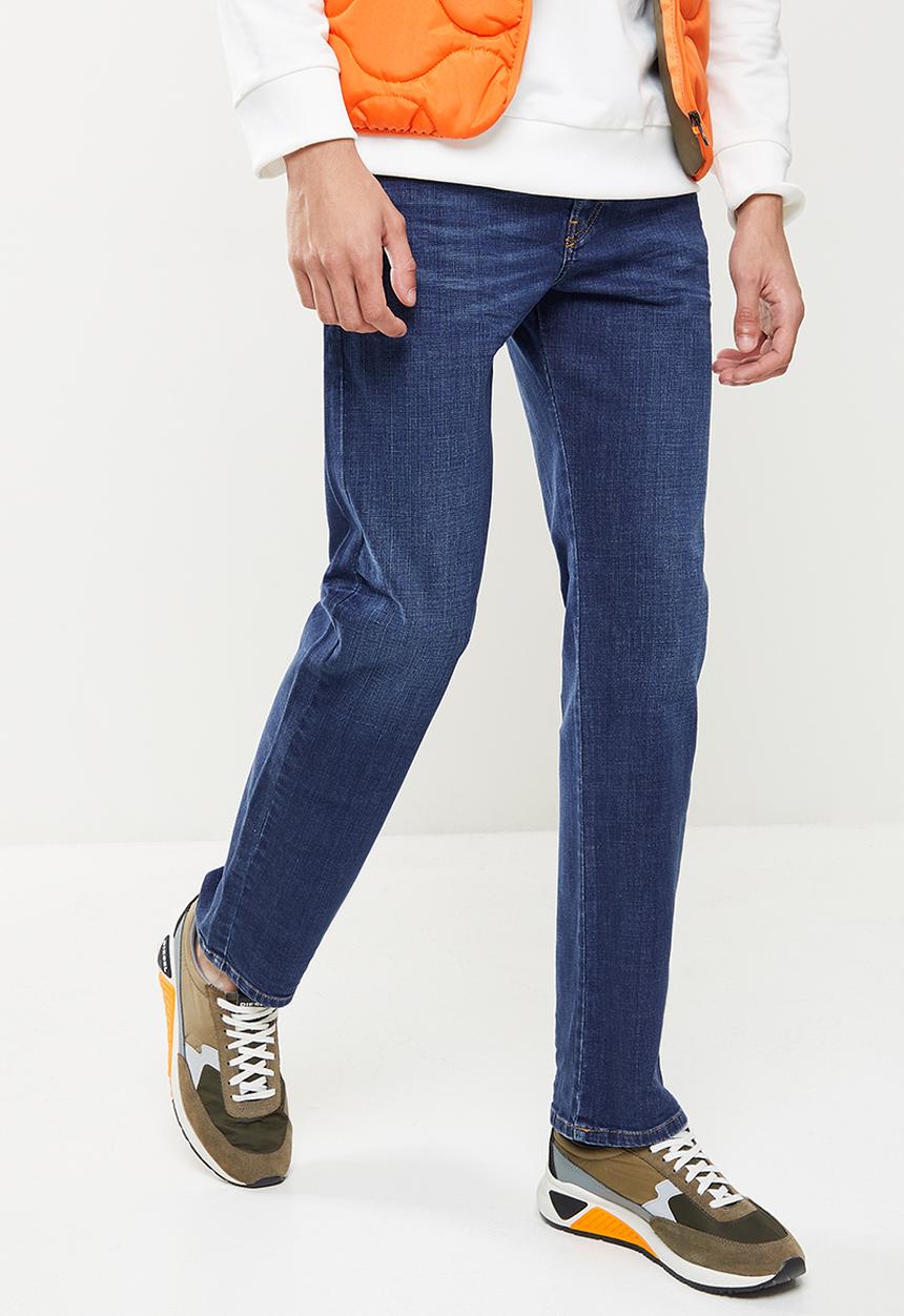 Diesel  - D-yennox tapered jeans - mid blue