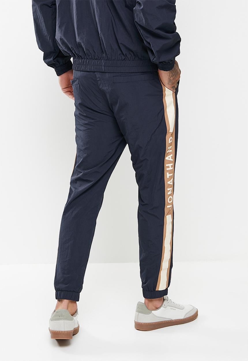 Jonathan D - Banks Elasticated Cuffs  Trackpants - navy