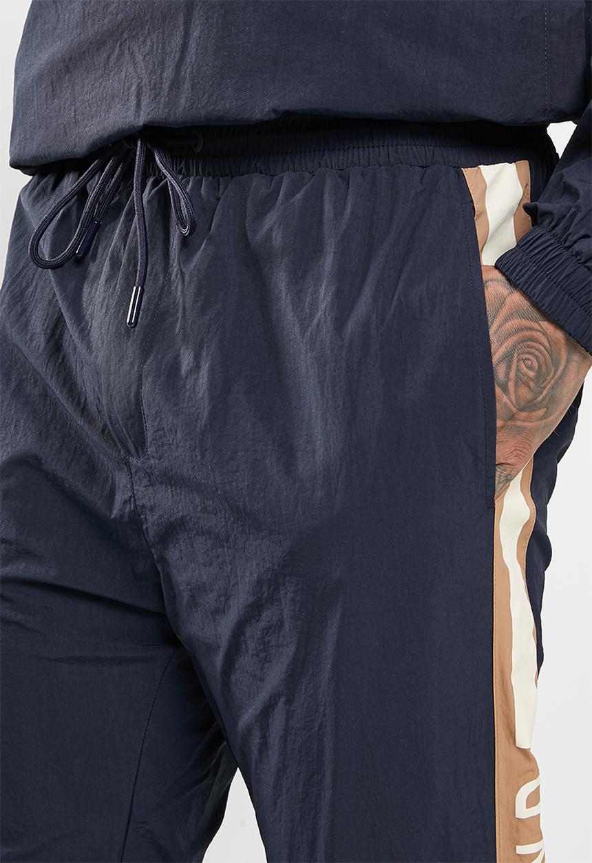 Jonathan D - Banks Elasticated Cuffs  Trackpants - navy