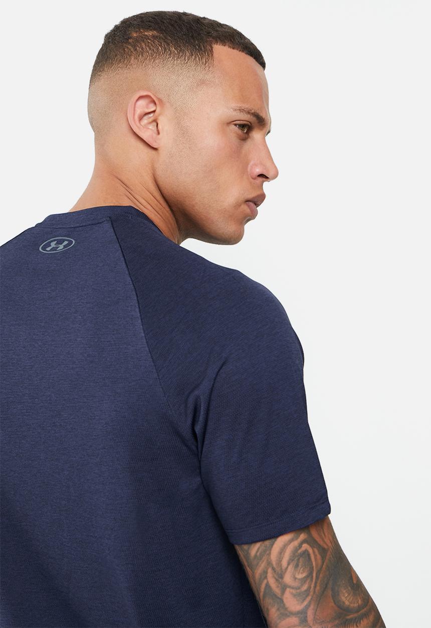 Under Armour - Ua tech 2.0 short sleeve tee novelty - midnight navy & pitch grey