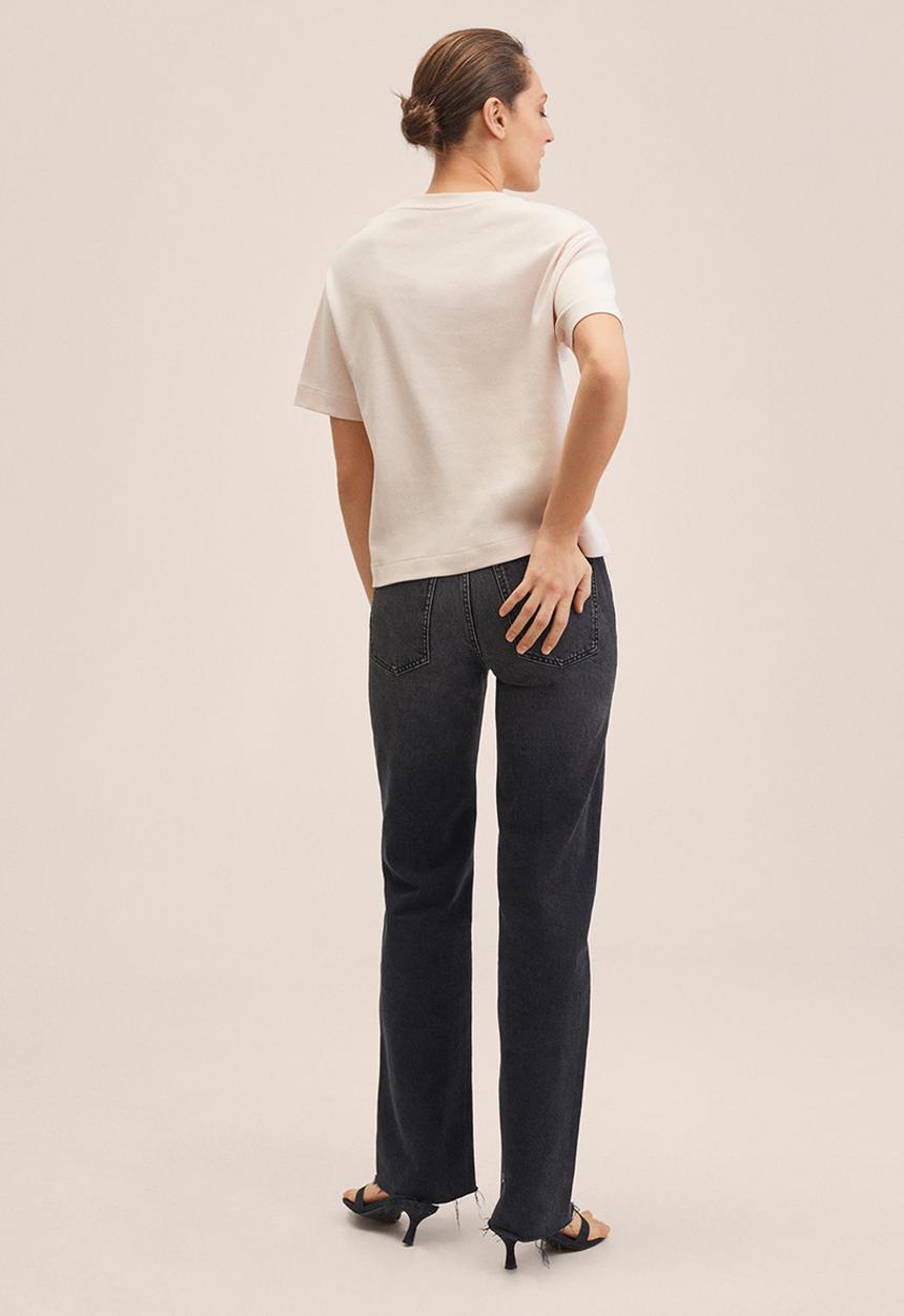 MANGO - T-shirt - light pastel pink