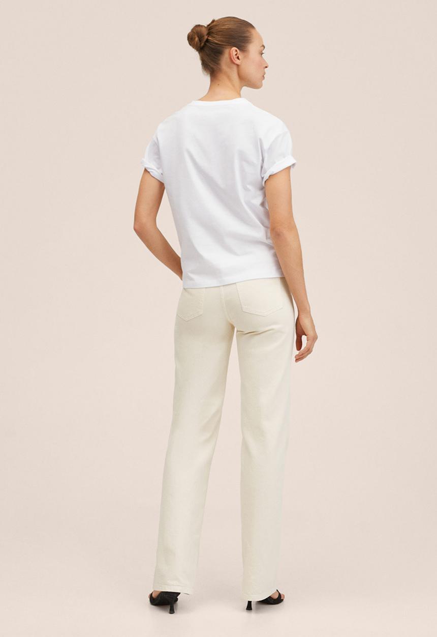 MANGO - T-shirt vigo - white
