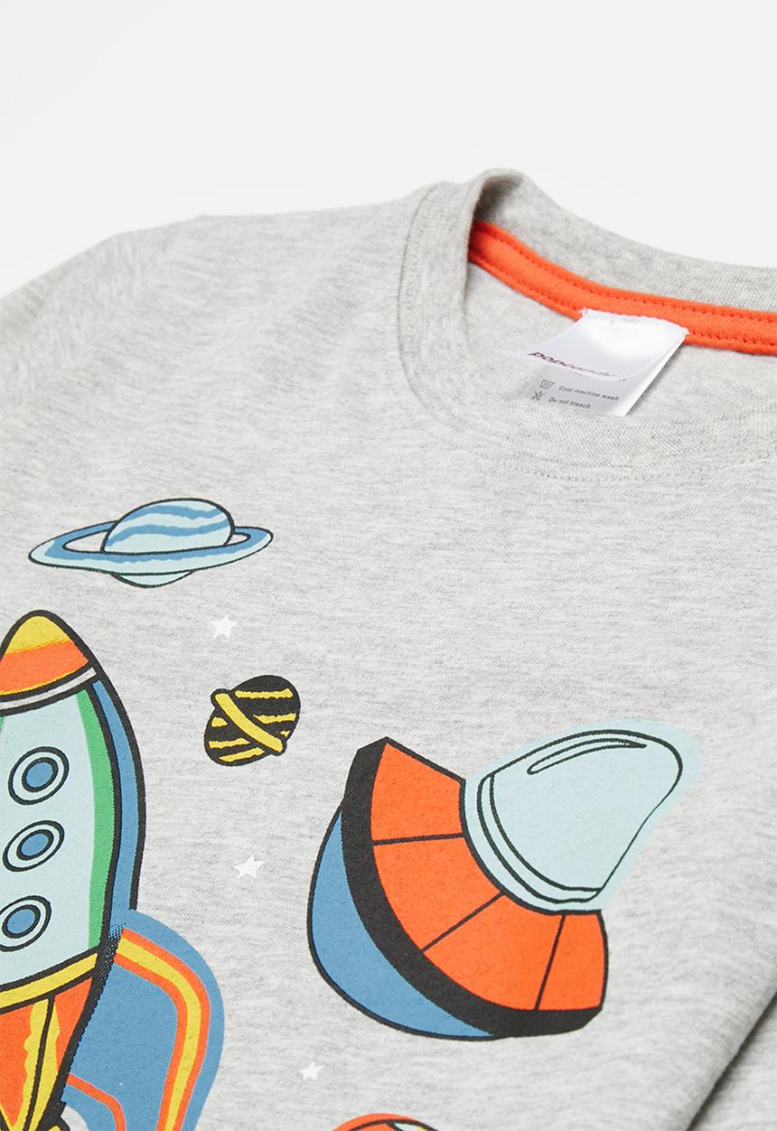 Pop Candy - Graphic tee - grey