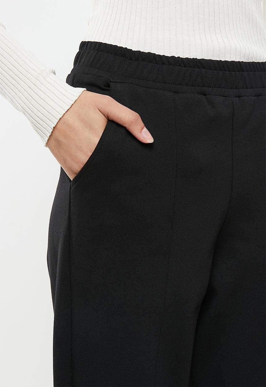 Me&B - Straight leg trousers - black