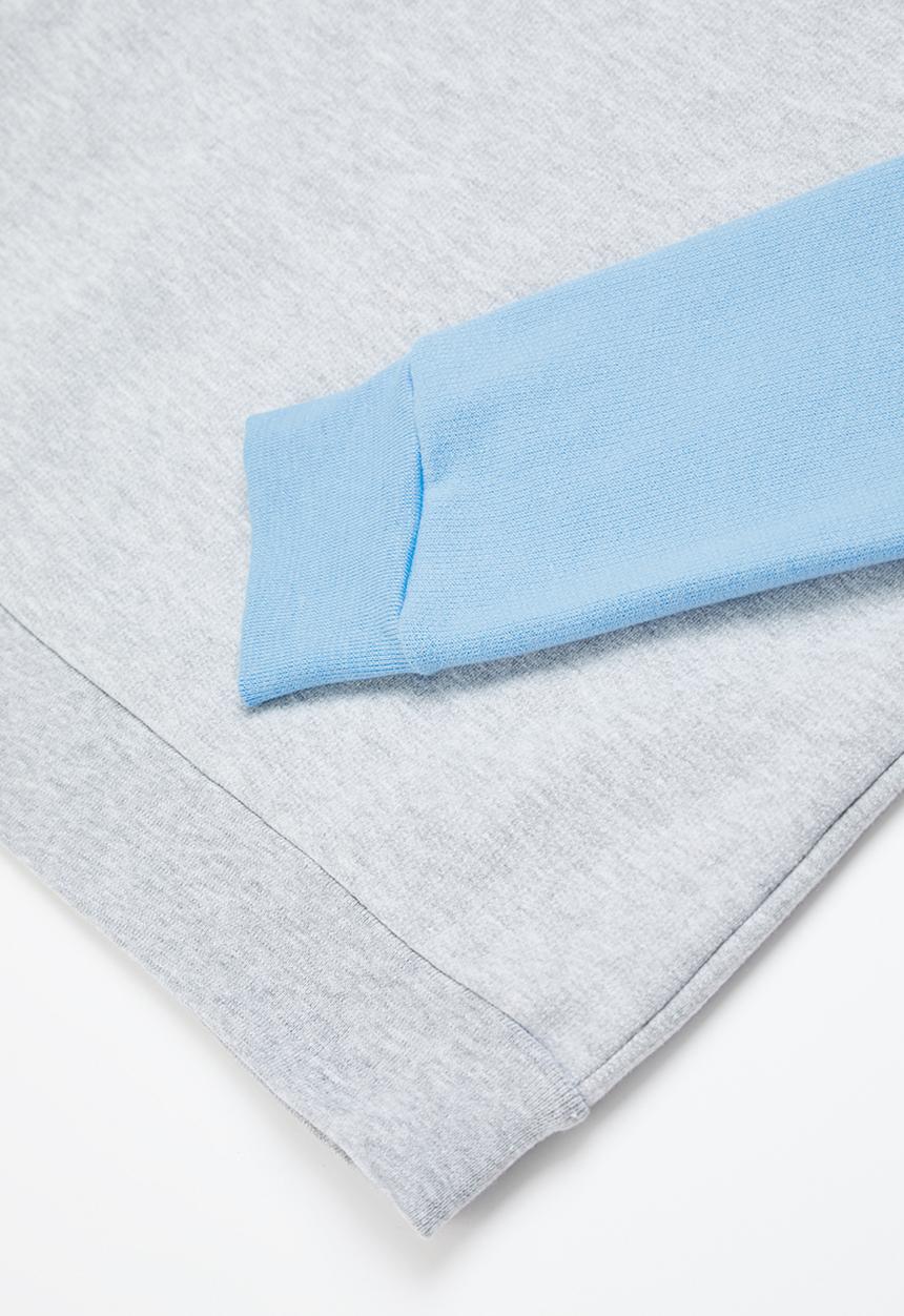 Pop Candy - Boys colour block set - grey & blue