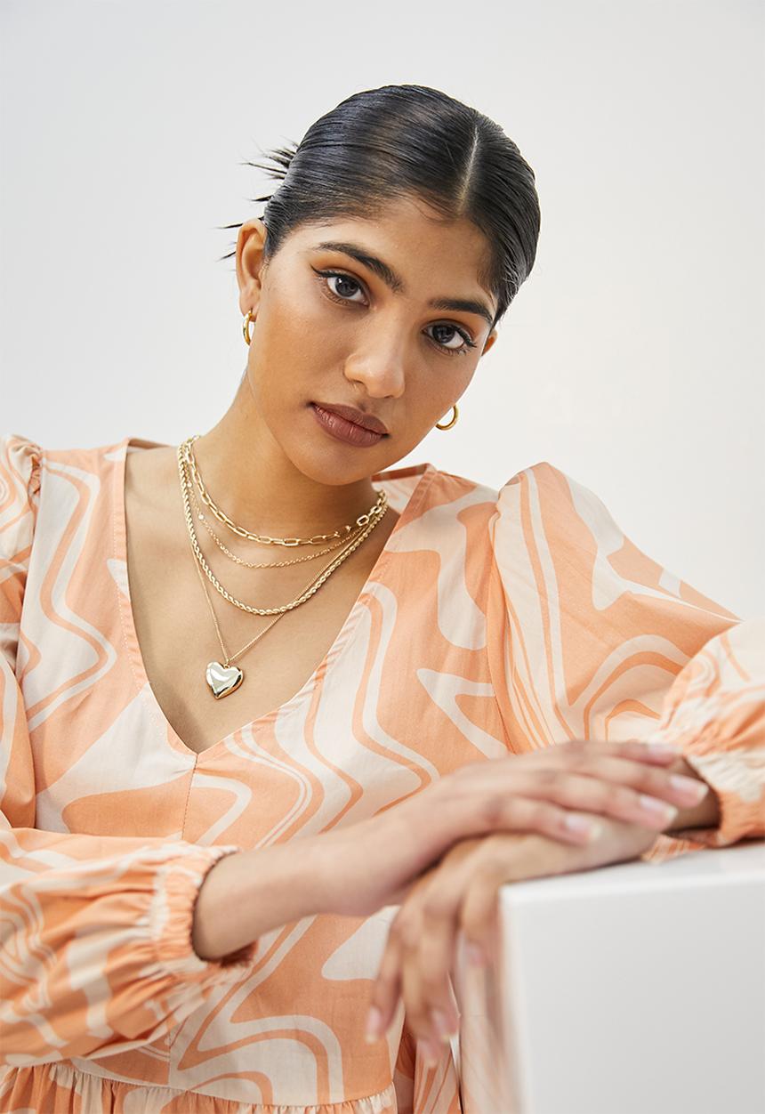 Superbalist - Katie layered necklace - gold