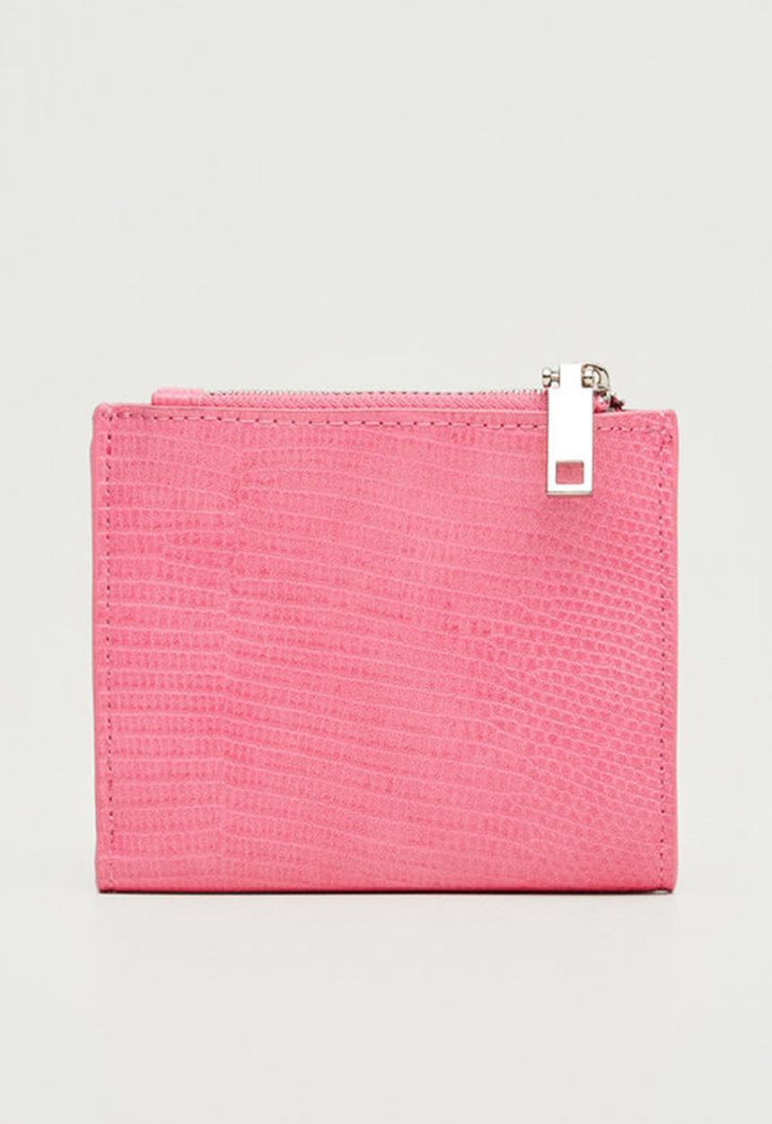 MANGO - Zip wallet - fuchsia