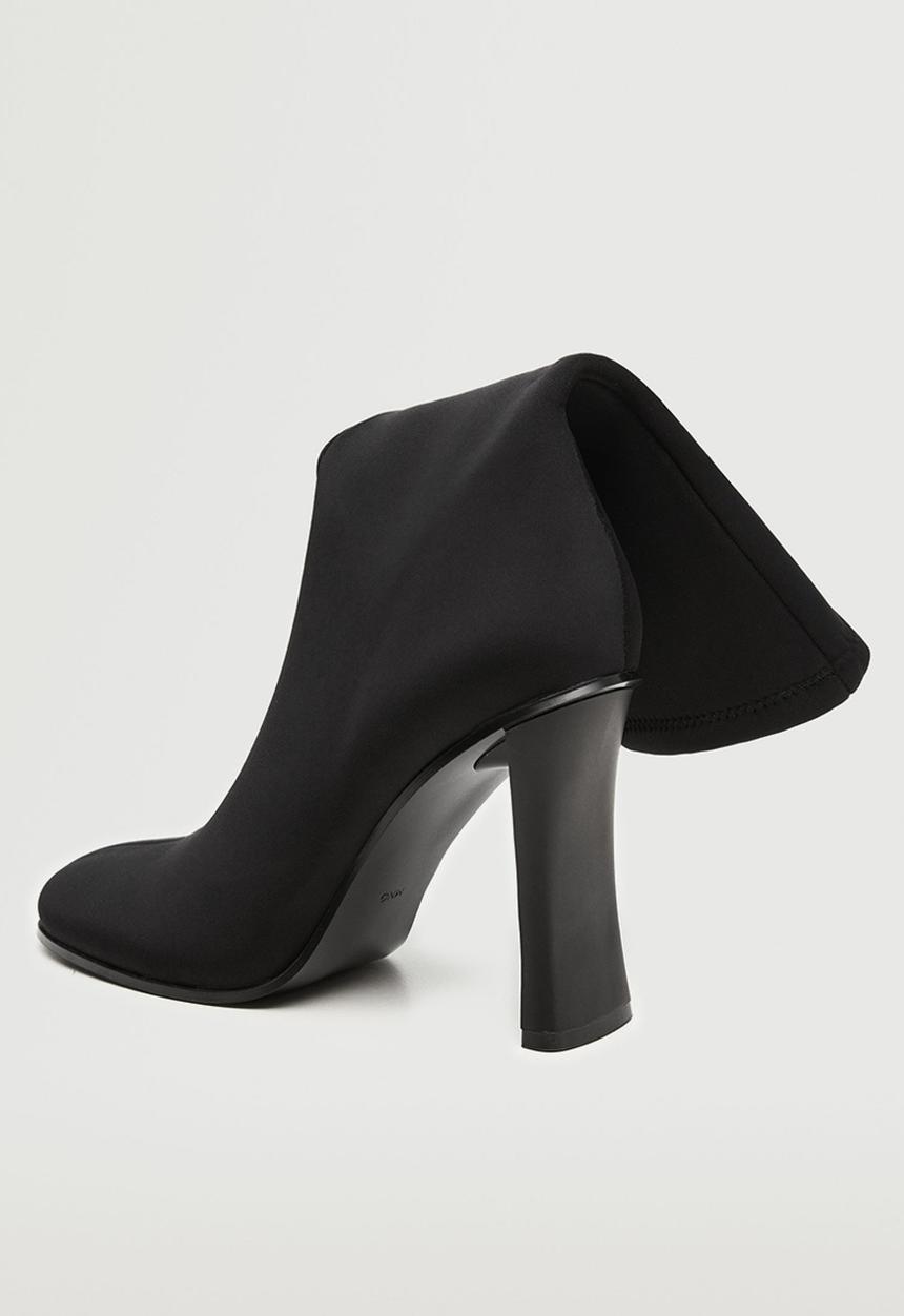 MANGO - Edu heeled boot - black