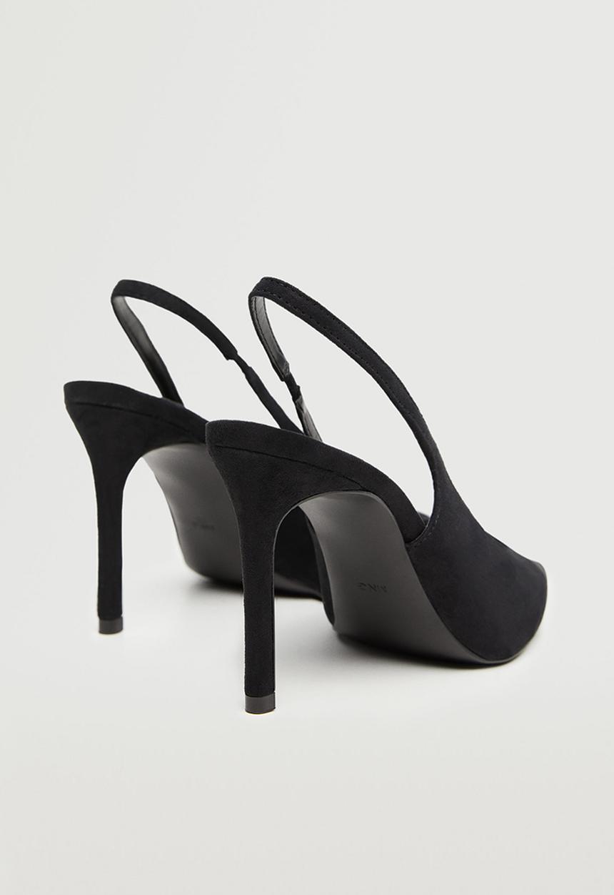 MANGO - Rita pointed toe heel - black